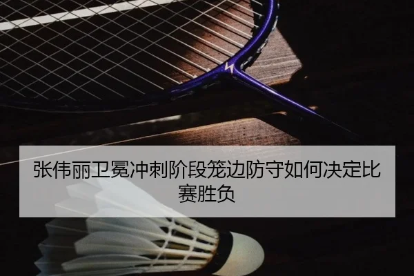 张伟丽卫冕冲刺阶段笼边防守如何决定比赛胜负